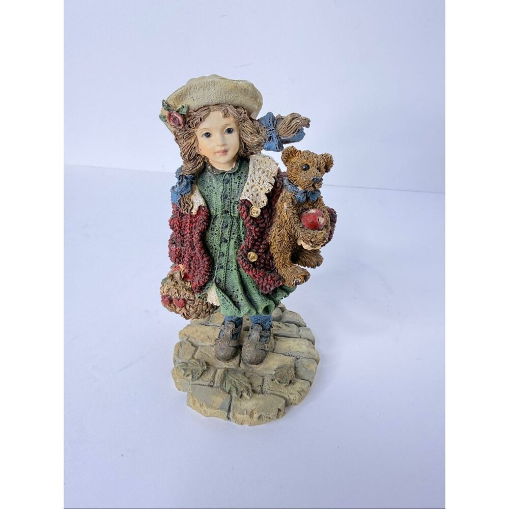 Yesterday’s Child Dollstone Collection Candice w/ Matthew Gathering Apples 3514